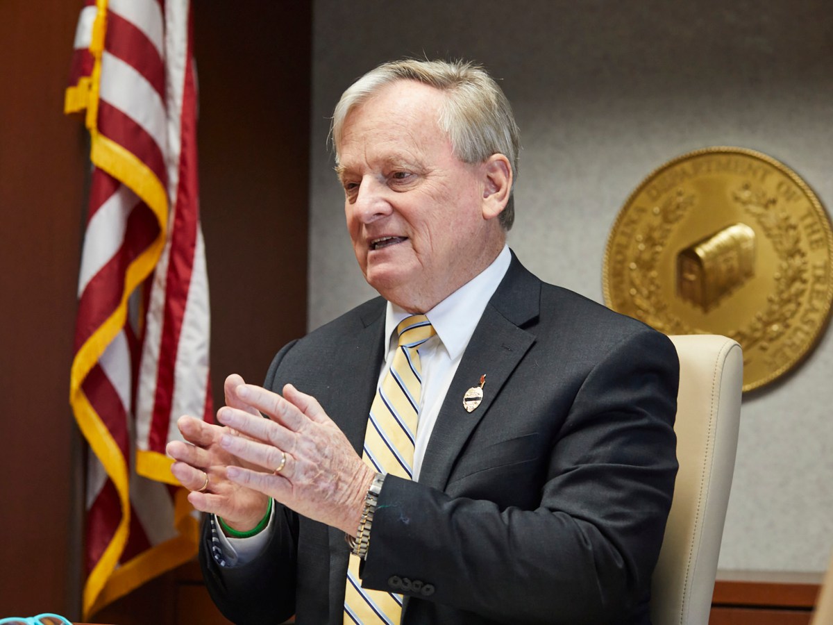 Dale Folwell in a suit and tie